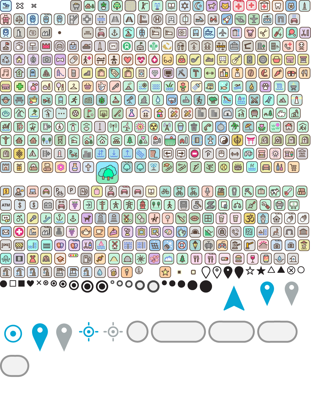 Bubble Wrap icons